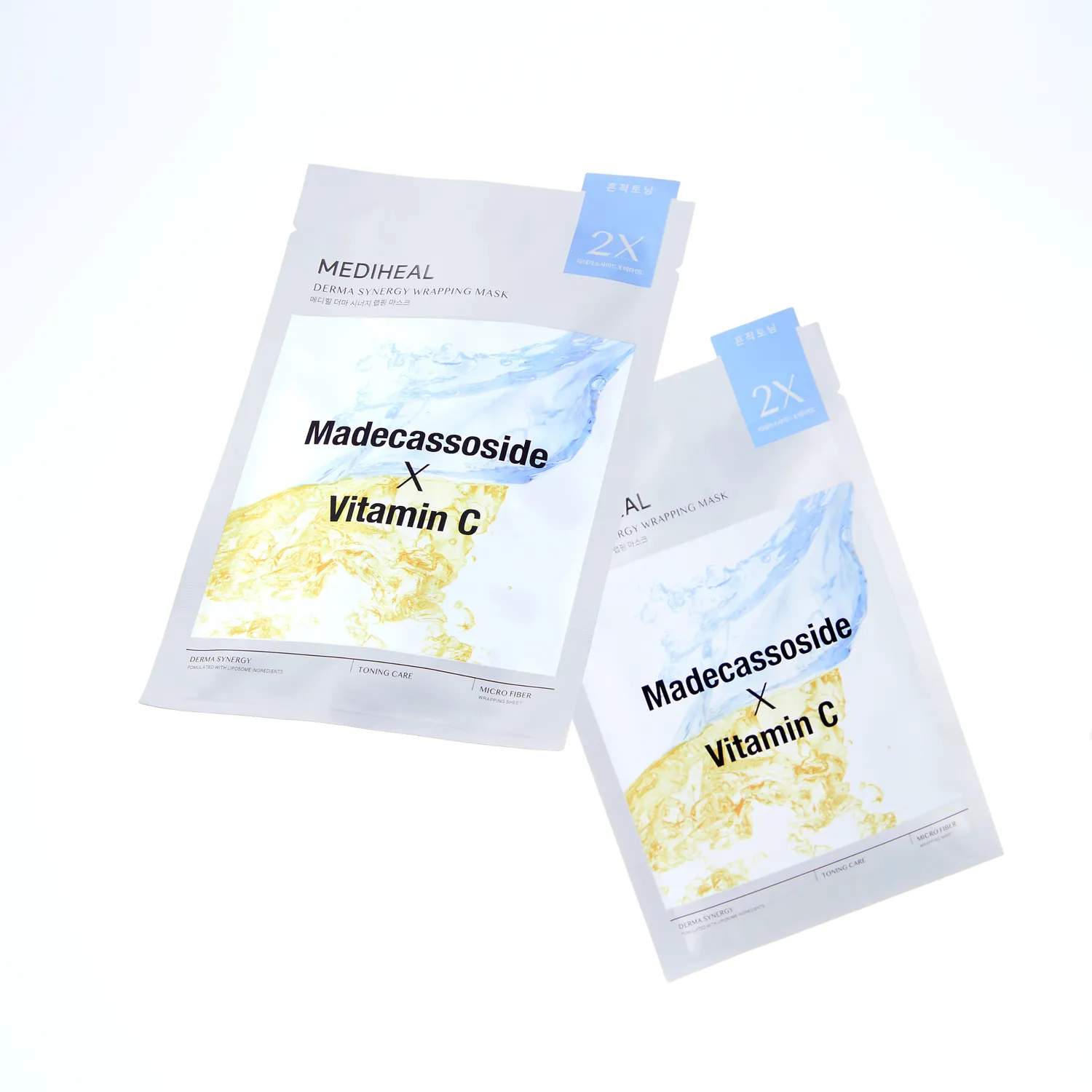 Mediheal Derma Synergy Wrapping Mask Toning éclat 10 pcs