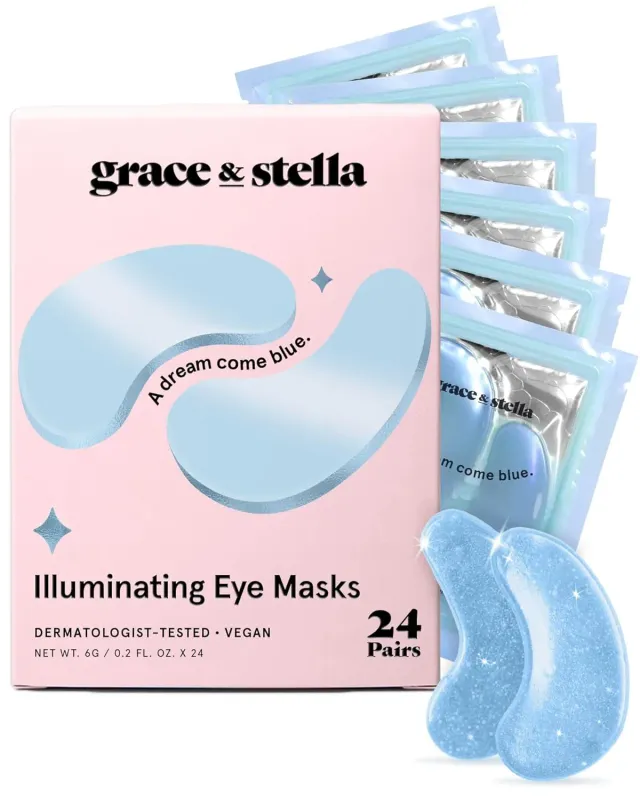 Grace & Stella Blue patchs yeux illuminants 24 paires niacinamide