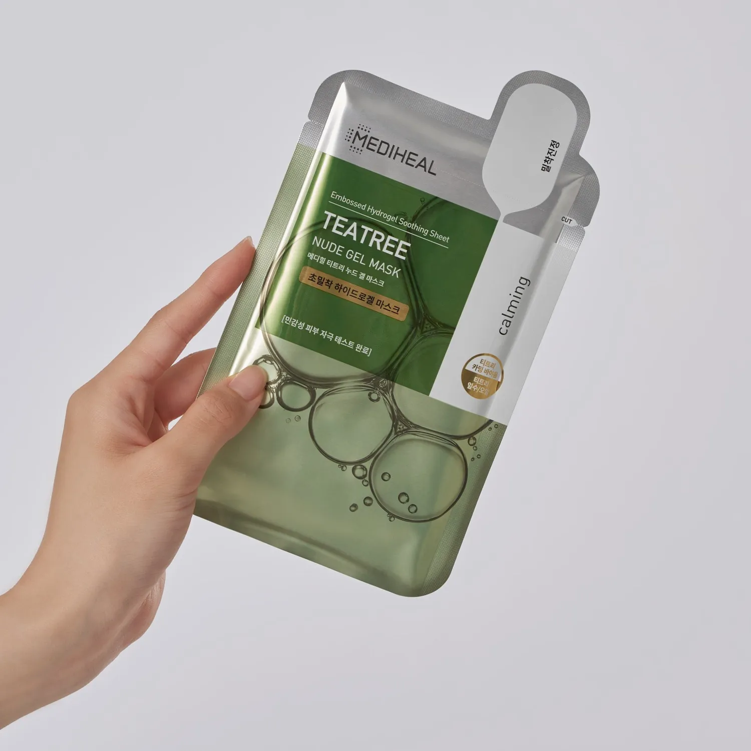 Mediheal Teatree Nude Gel Mask hydrogel apaisant 10 pcs