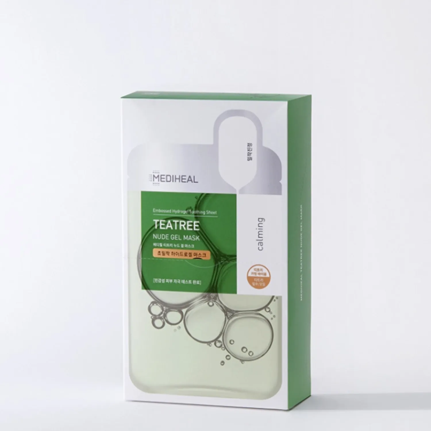 Mediheal Teatree Nude Gel Mask hydrogel apaisant 10 pcs