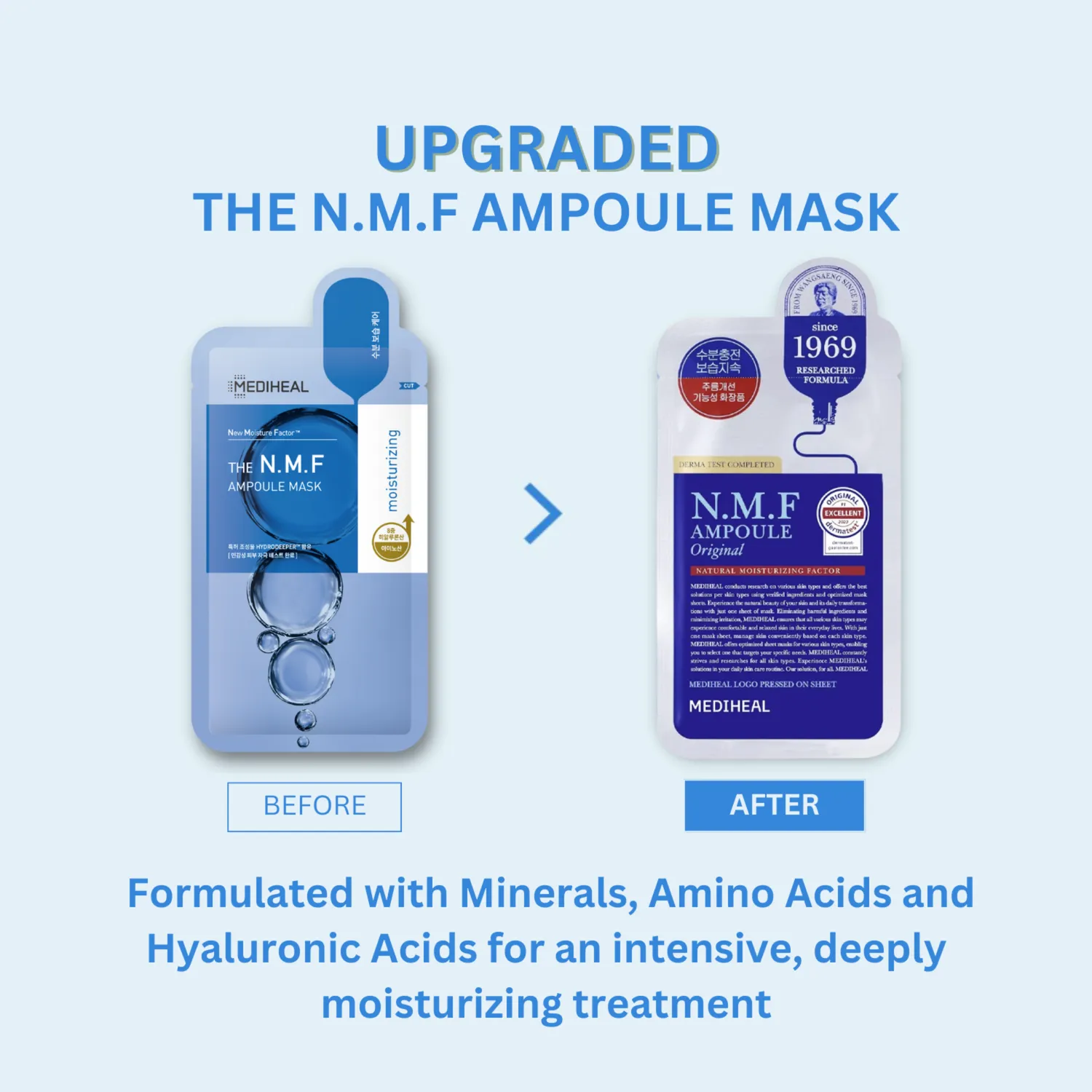 Mediheal N.M.F Ampoule masque tissu x10 hydratant