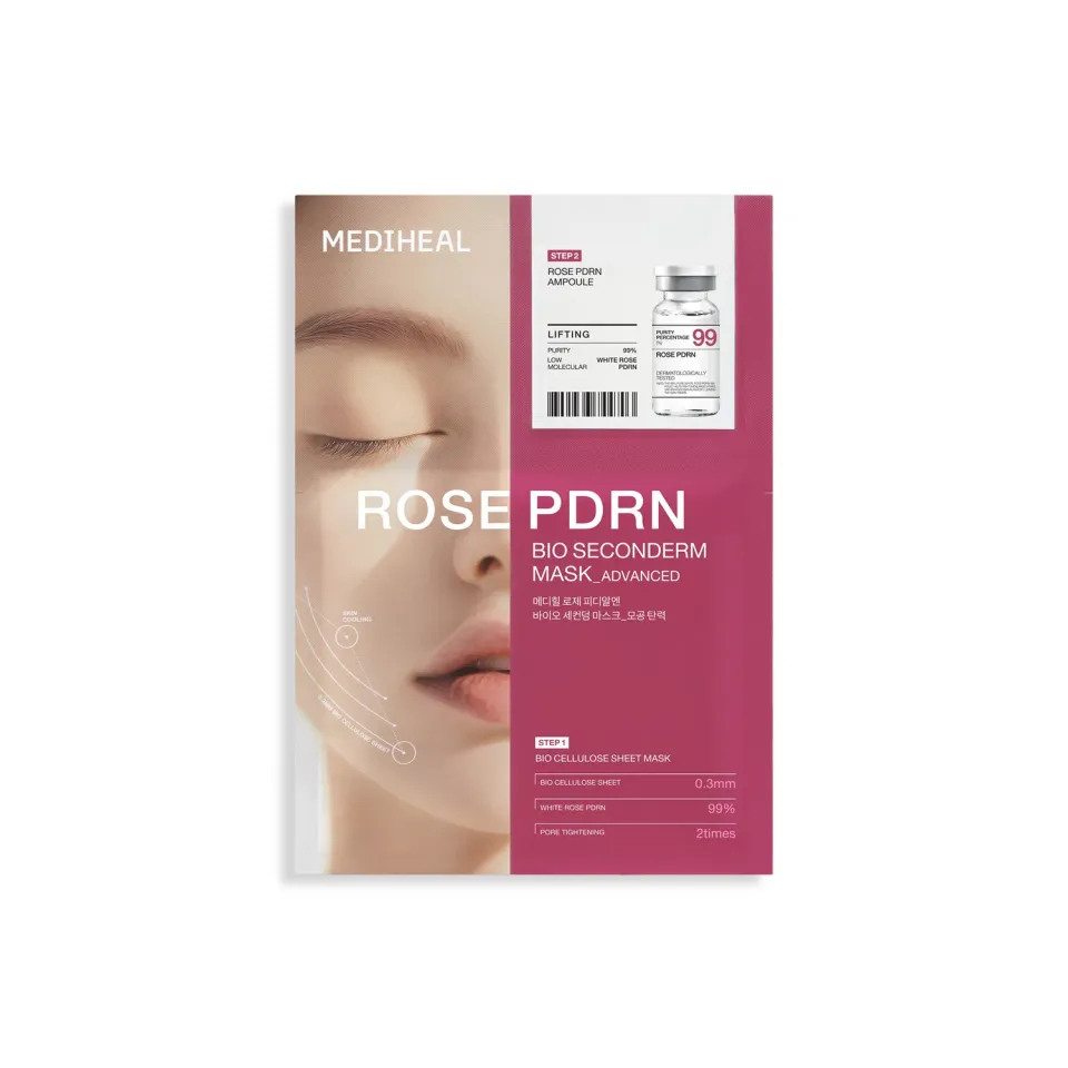 Mediheal Rose PDRN Bio Seconderm masque liftant x10