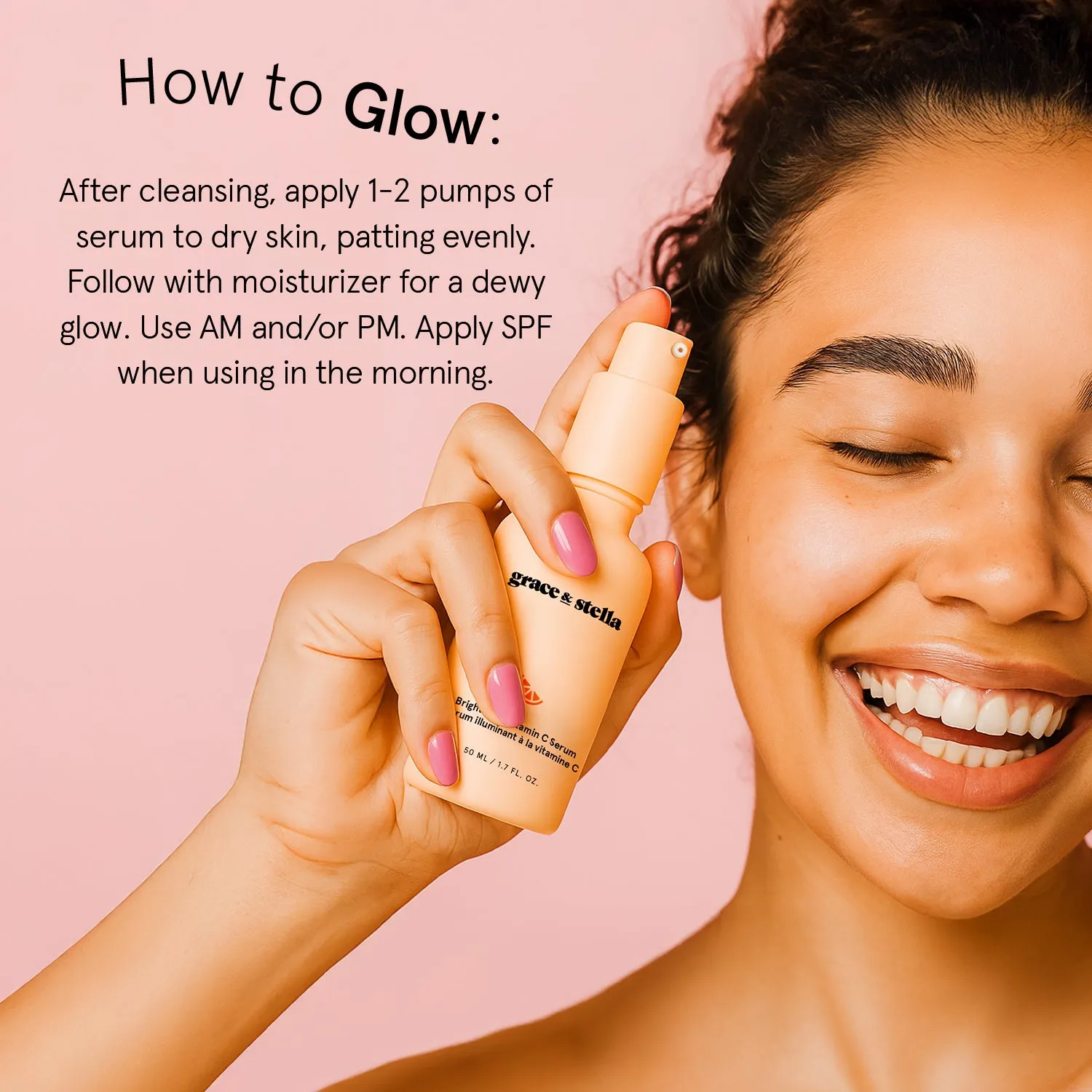 Grace & Stella Brightening Vitamin C sérum visage éclat