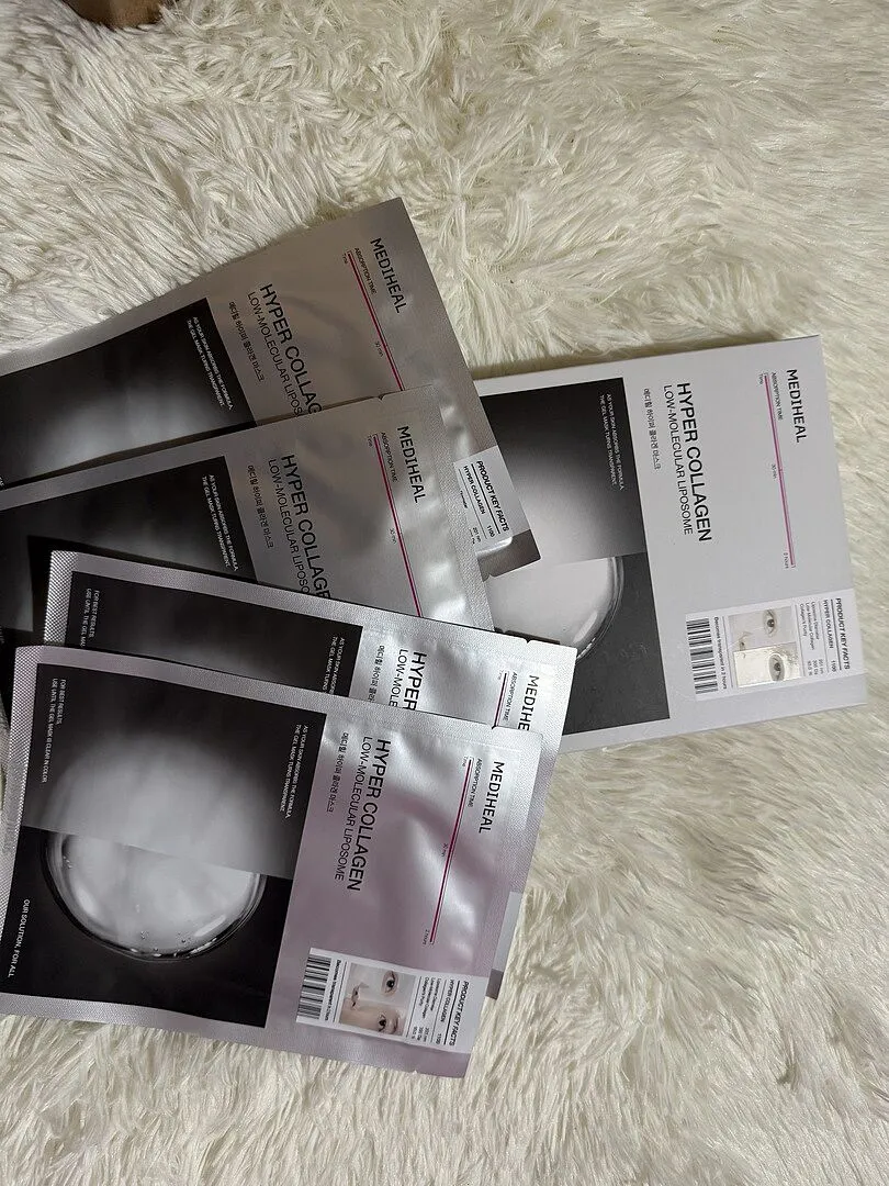 Mediheal Hyper Collagen masque gel visage 4 patchs raffermissant