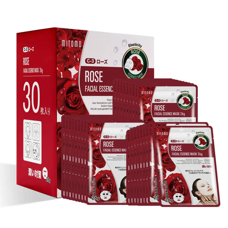 Mitomo Natural 512 Rose MTSS00512 masque visage 30x26g rose