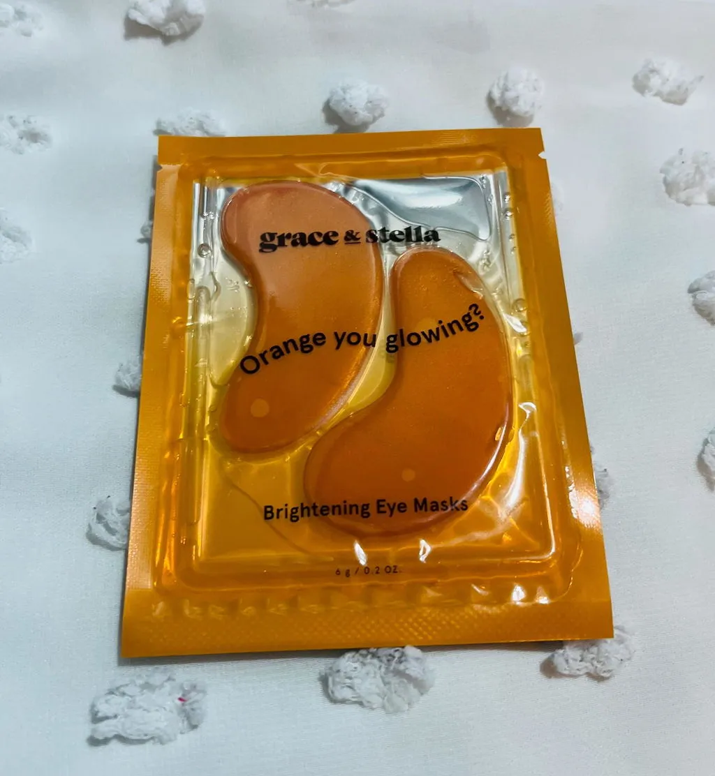 Grace & Stella Brightening patchs yeux orange vitamine C éclat