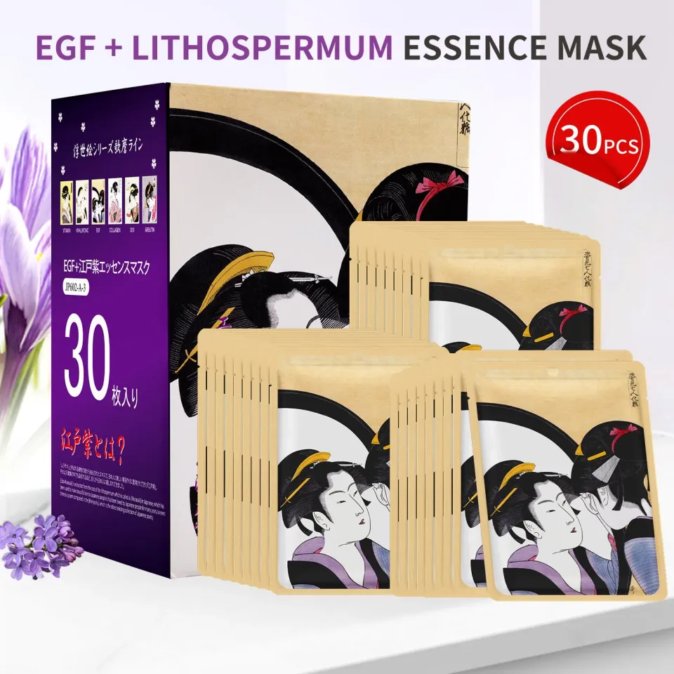 Mitomo EGF Lithospermum masque visage 30 pcs anti-âge