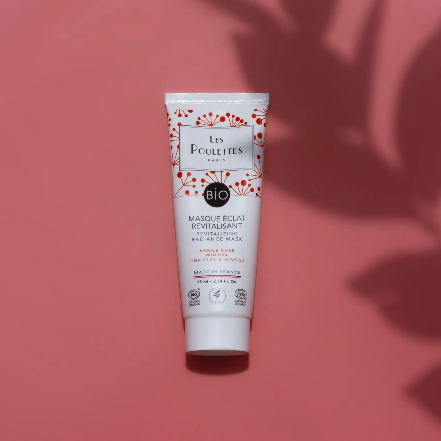 Les Poulettes Argile Rose Masque Éclat Tube défatigant