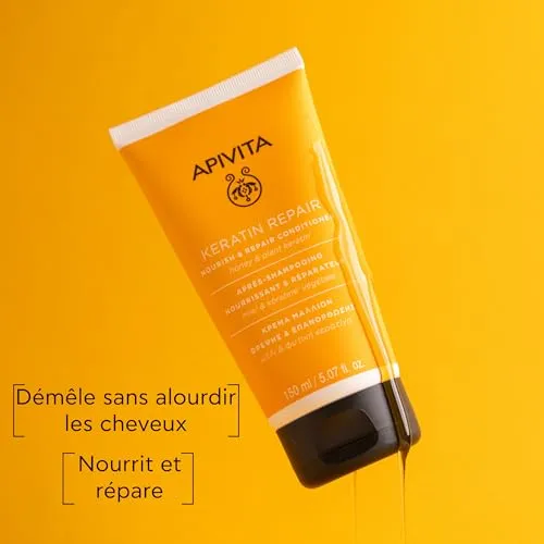 Apivita Keratin Repair après-shampooing miel 150 ml