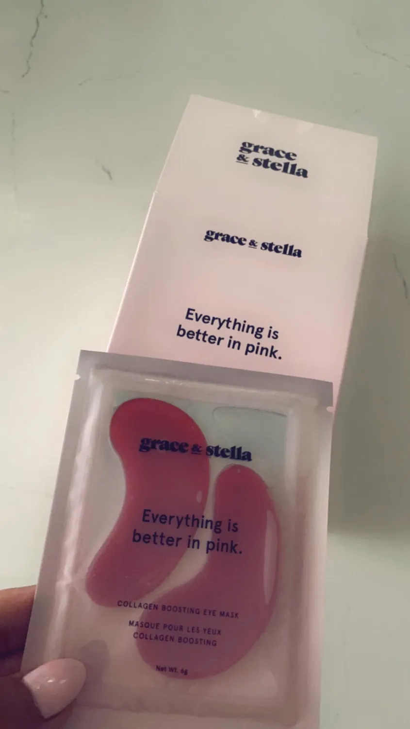 Grace & Stella Pink Eye Masks patch yeux 24 paires